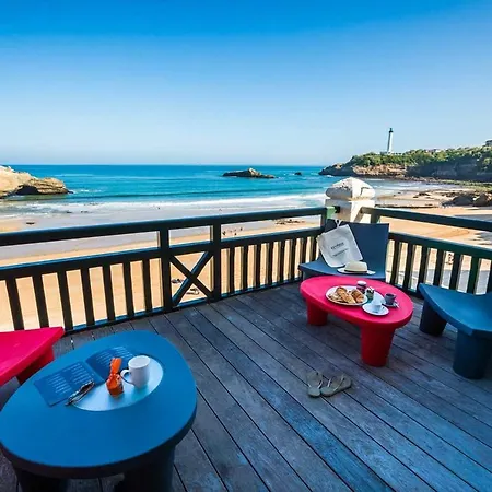 Miramar Keyweek With Terrace And Access To Pool In Biarritz